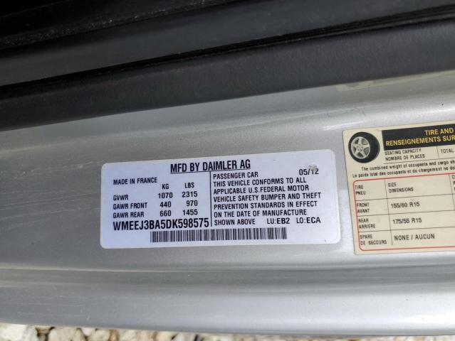 Photo 11 VIN: WMEEJ3BA5DK598575 - SMART FORTWO PUR 