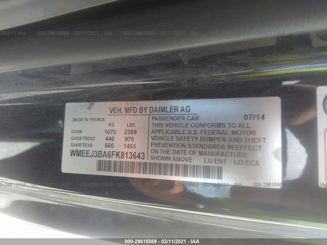 Photo 8 VIN: WMEEJ3BA6FK813643 - SMART FORTWO 