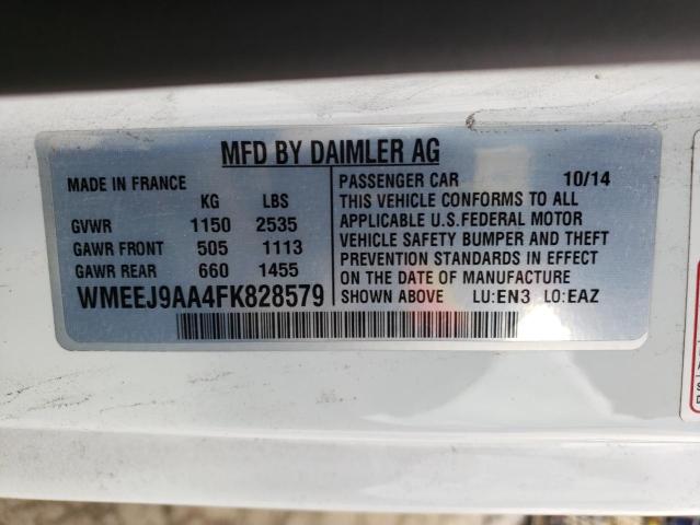 Photo 9 VIN: WMEEJ9AA4FK828579 - SMART FORTWO 