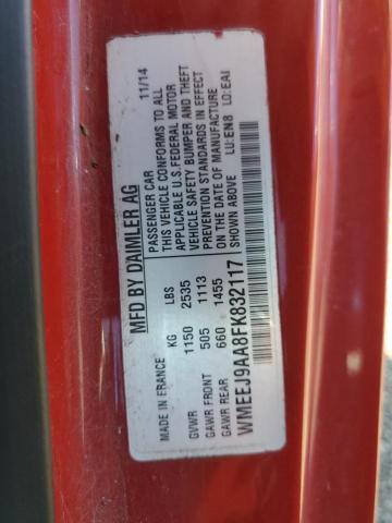 Photo 11 VIN: WMEEJ9AA8FK832117 - SMART FORTWO 