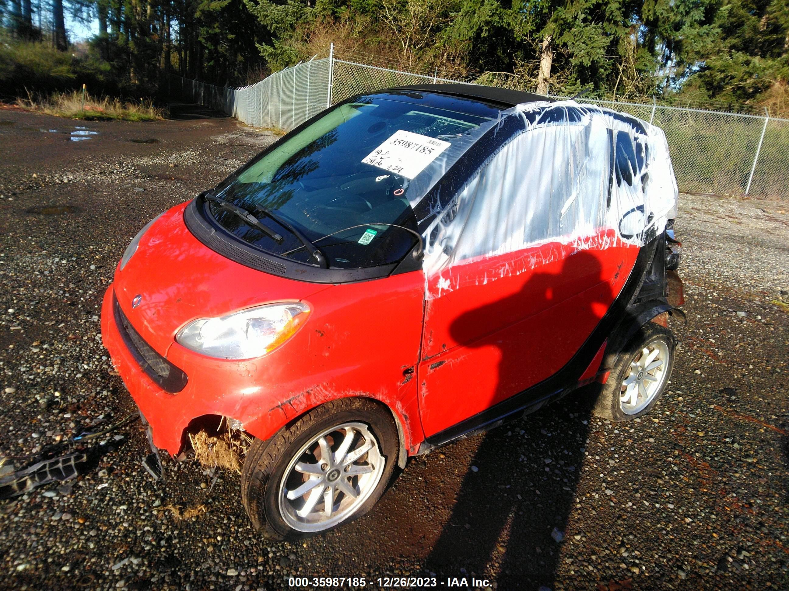 Photo 1 VIN: WMEEK31X78K121932 - SMART FORTWO 