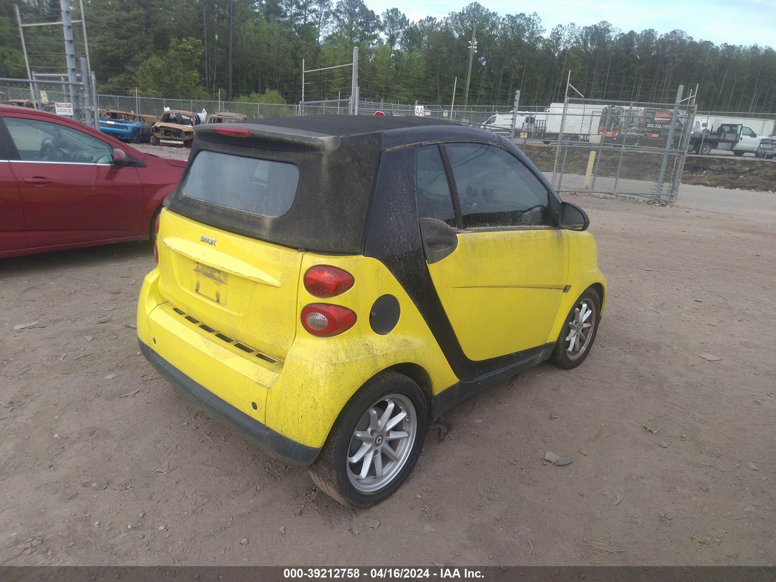 Photo 3 VIN: WMEEK31X78K174663 - SMART FORTWO 