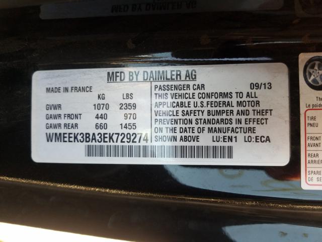 Photo 9 VIN: WMEEK3BA3EK729274 - SMART FORTWO PAS 