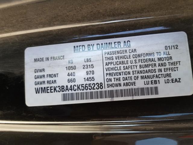 Photo 9 VIN: WMEEK3BA4CK565238 - SMART FORTWO PAS 