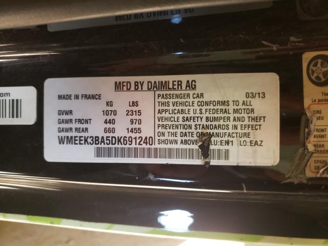 Photo 9 VIN: WMEEK3BA5DK691240 - SMART FORTWO PAS 