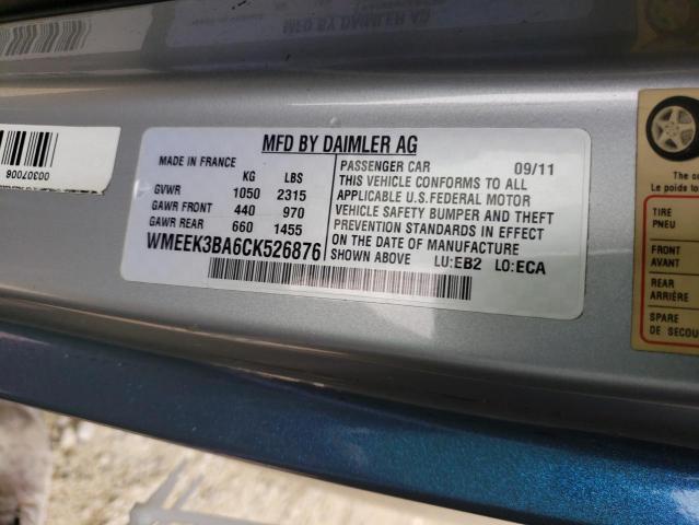 Photo 9 VIN: WMEEK3BA6CK526876 - SMART FORTWO PAS 