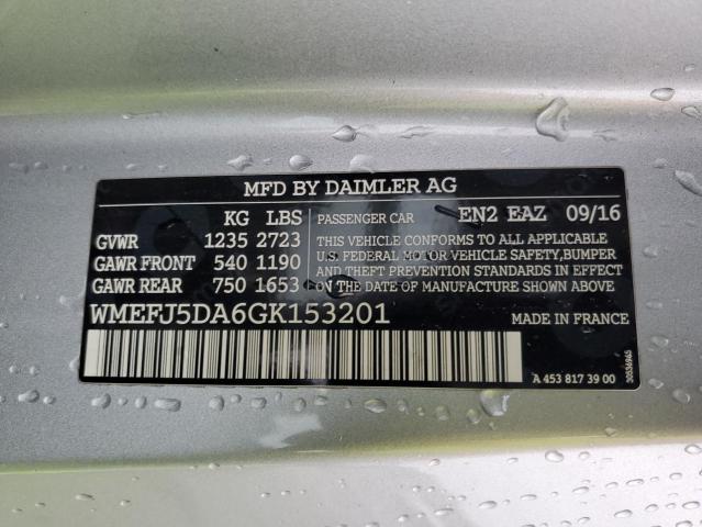 Photo 11 VIN: WMEFJ5DA6GK153201 - SMART FORTWO 