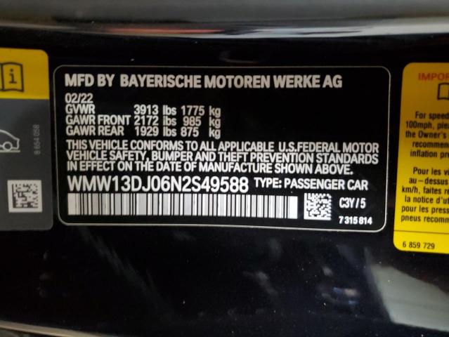 Photo 12 VIN: WMW13DJ06N2S49588 - MINI COOPER SE 