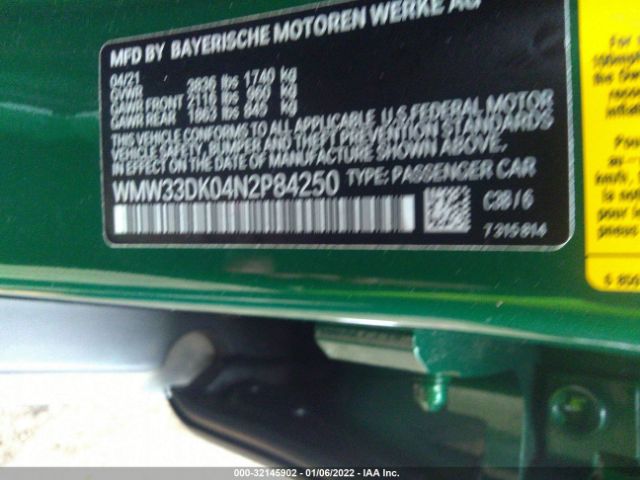 Photo 8 VIN: WMW33DK04N2P84250 - MINI HARDTOP 4 DOOR 