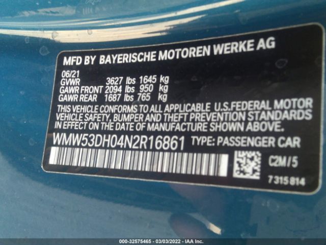 Photo 8 VIN: WMW53DH04N2R16861 - MINI HARDTOP 2 DOOR 