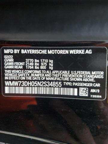 Photo 11 VIN: WMW73DH05N2S34855 - MINI COOPER JOH 