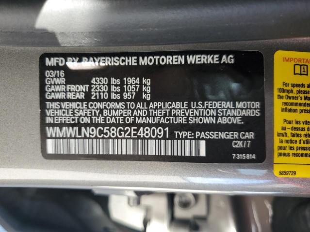 Photo 12 VIN: WMWLN9C58G2E48091 - MINI COOPER S C 