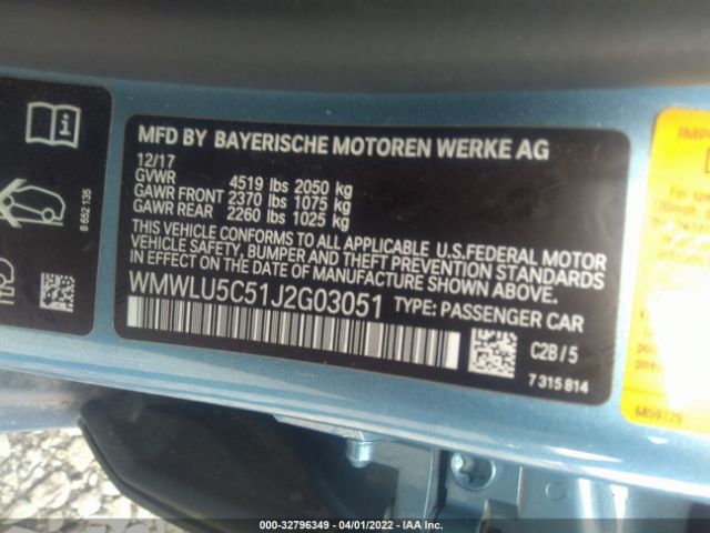 Photo 8 VIN: WMWLU5C51J2G03051 - MINI CLUBMAN 