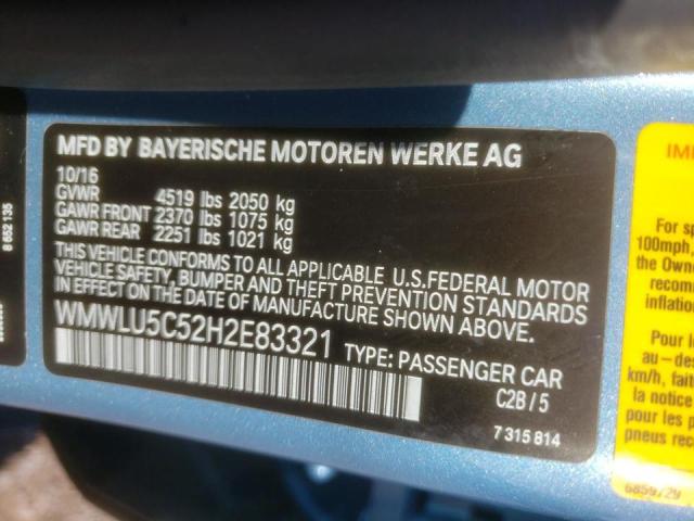 Photo 11 VIN: WMWLU5C52H2E83321 - MINI COOPER S C 