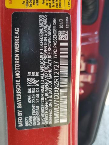 Photo 11 VIN: WMWLV7C0XN2R12727 - MINI COOPER 