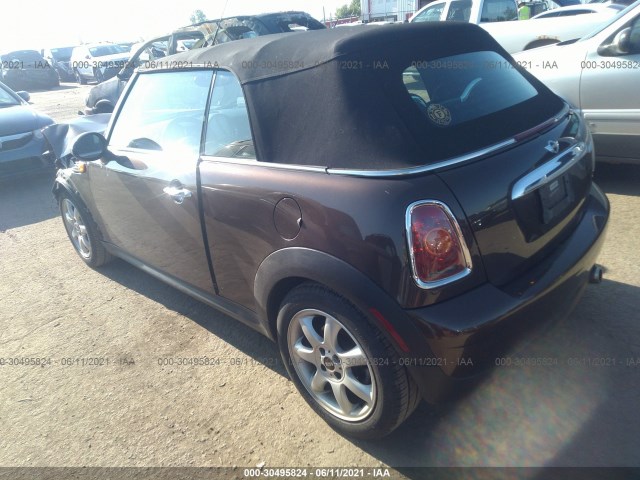 Photo 2 VIN: WMWMR3C50ATU98522 - MINI COOPER CONVERTIBLE 