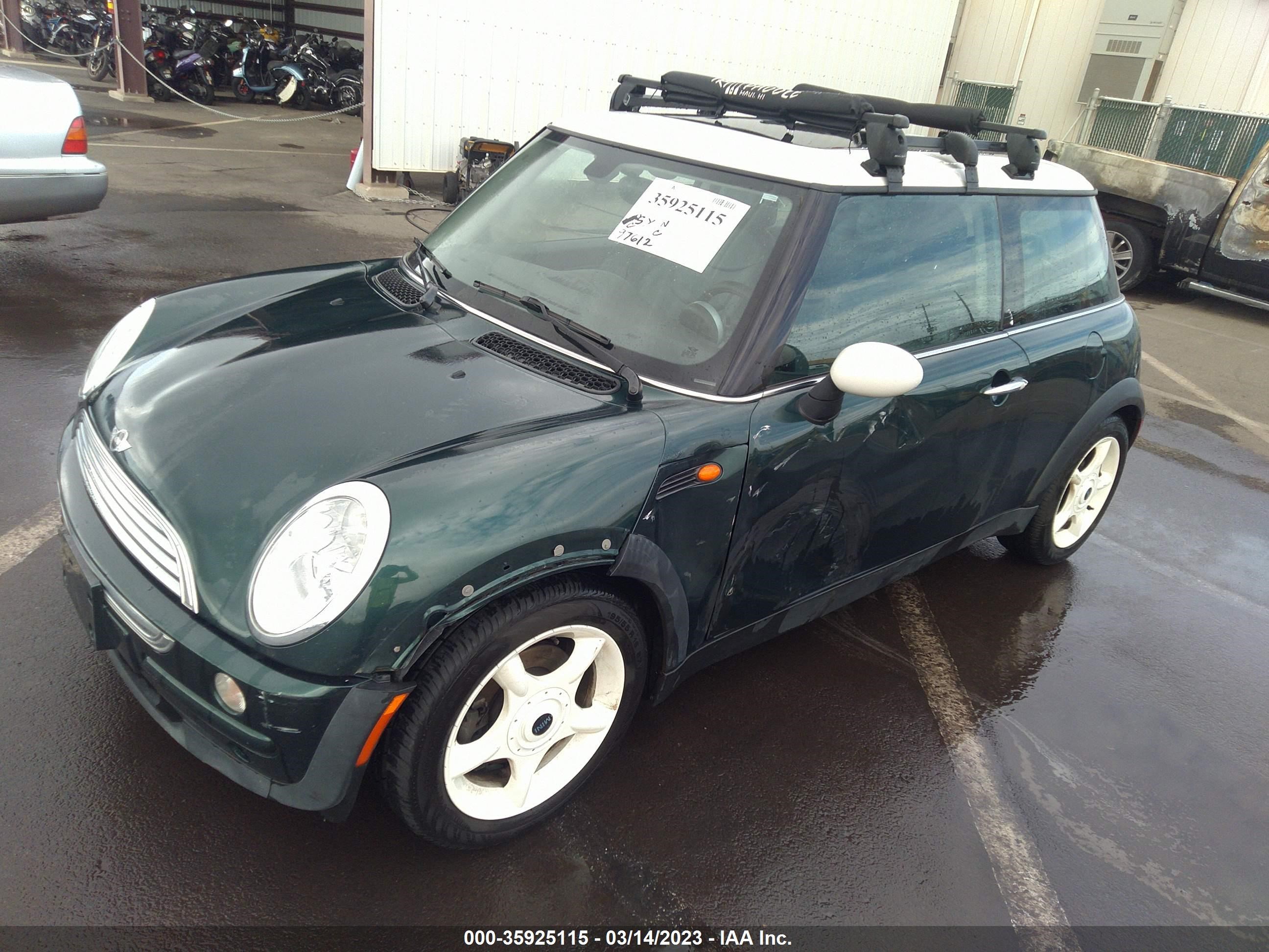 Photo 1 VIN: WMWRC33473TC45119 - MINI HARD TOP 