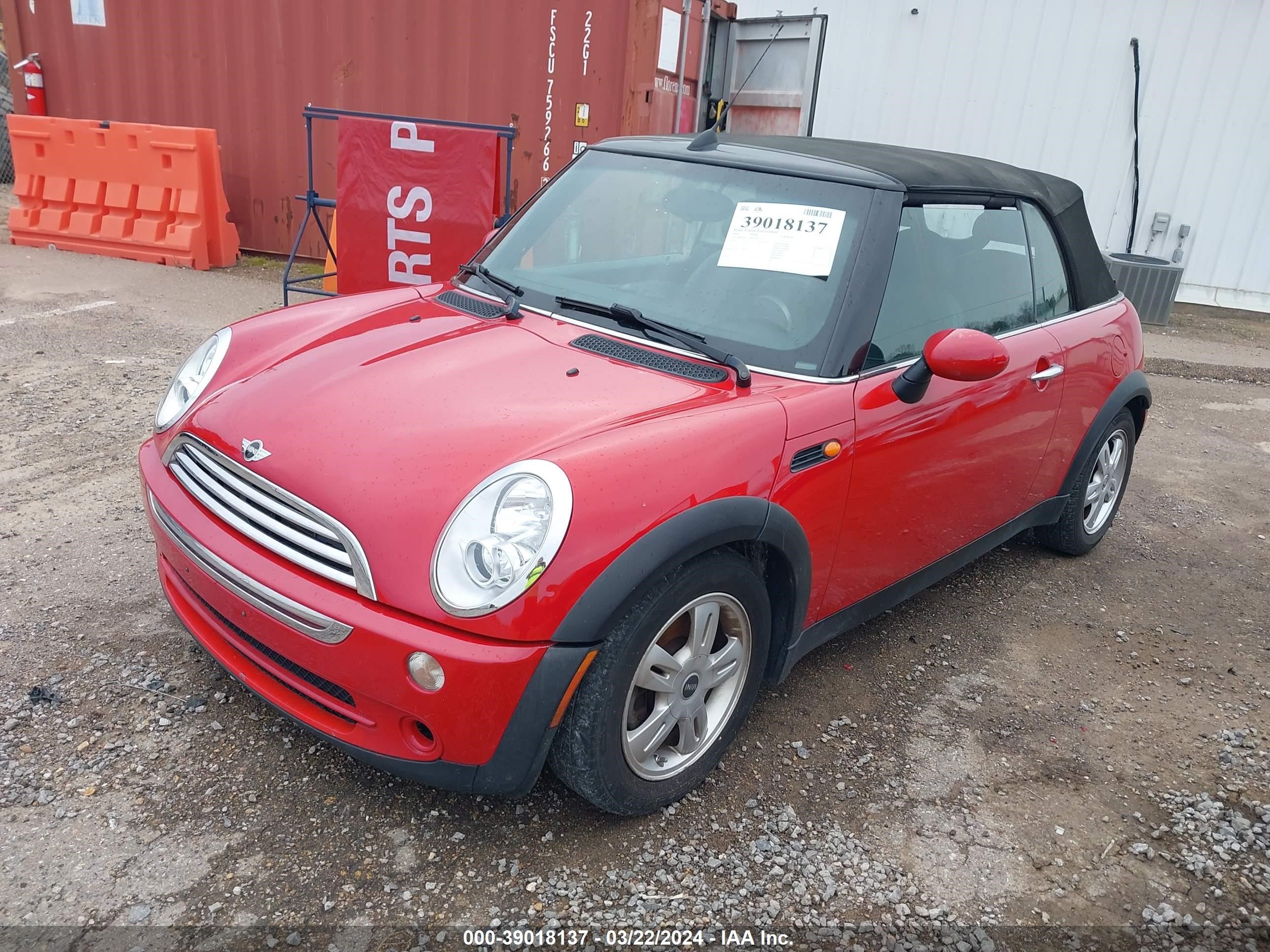 Photo 1 VIN: WMWRF33588TG18725 - MINI COOPER 