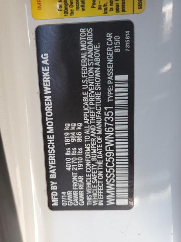 Photo 11 VIN: WMWSS5C59FWN67351 - MINI COOPER S P 