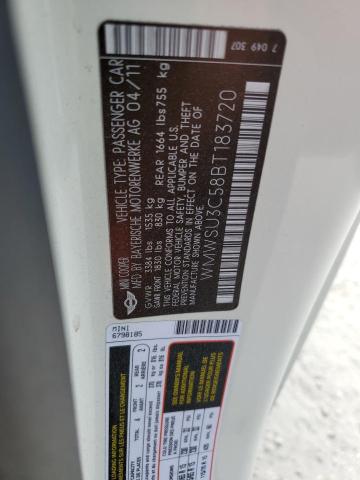 Photo 12 VIN: WMWSU3C58BT183720 - MINI COOPER 
