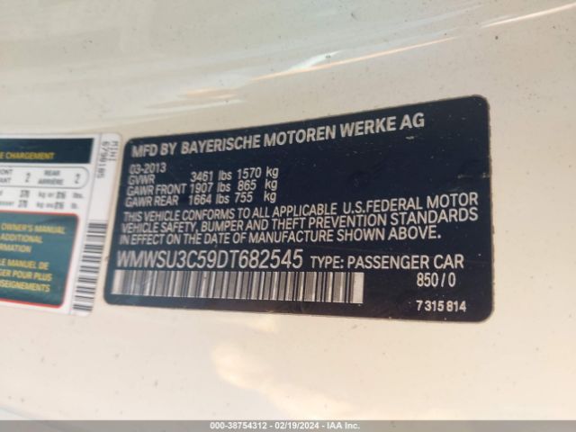 Photo 8 VIN: WMWSU3C59DT682545 - MINI HARDTOP 