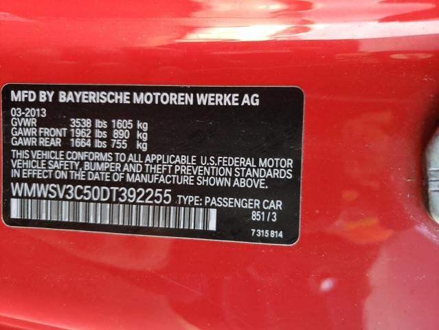 Photo 12 VIN: WMWSV3C50DT392255 - MINI COOPER S 