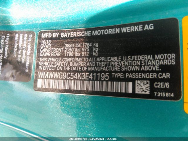 Photo 8 VIN: WMWWG9C54K3E41195 - MINI CONVERTIBLE 