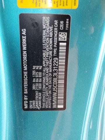 Photo 11 VIN: WMWWJ5C08L3L31229 - MINI COOPER 