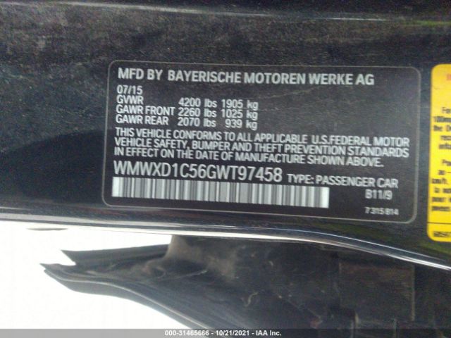 Photo 8 VIN: WMWXD1C56GWT97458 - MINI COOPER COUNTRYMAN 