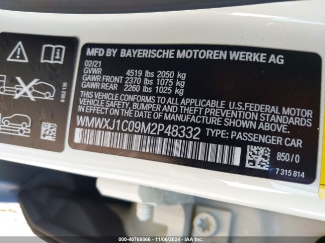 Photo 8 VIN: WMWXJ1C09M2P48332 - MINI CLUBMAN 