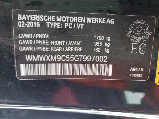 Photo 11 VIN: WMWXM9C55GT997002 - MINI COOPER JOH 