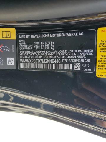 Photo 11 VIN: WMWXP3C07M2N46440 - MINI COOPER SE 