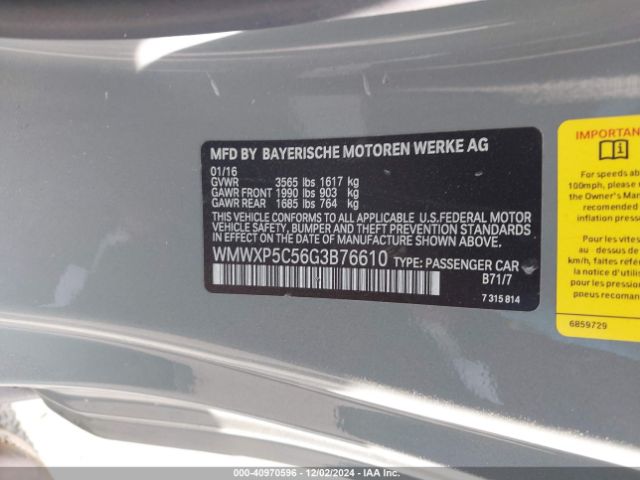 Photo 8 VIN: WMWXP5C56G3B76610 - MINI HARDTOP 