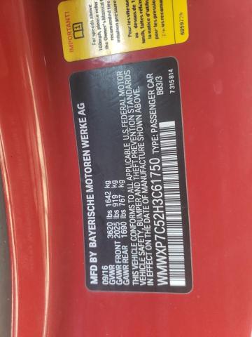 Photo 11 VIN: WMWXP7C52H3C61750 - MINI COOPER S 