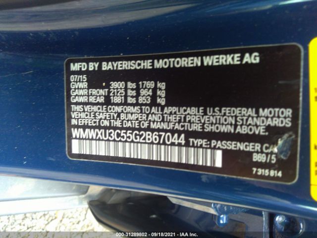 Photo 8 VIN: WMWXU3C55G2B67044 - MINI COOPER HARDTOP 4 DOOR 