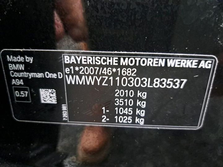 Photo 3 VIN: WMWYZ110303L83537 - MINI COUNTRYMAN 