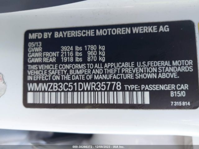 Photo 8 VIN: WMWZB3C51DWR35778 - MINI COUNTRYMAN 