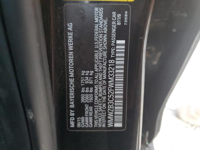 Photo 12 VIN: WMWZB3C52FWM33218 - MINI COOPER COU 