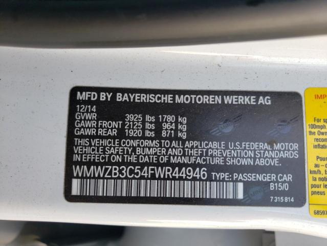 Photo 11 VIN: WMWZB3C54FWR44946 - MINI COUNTRYMAN 