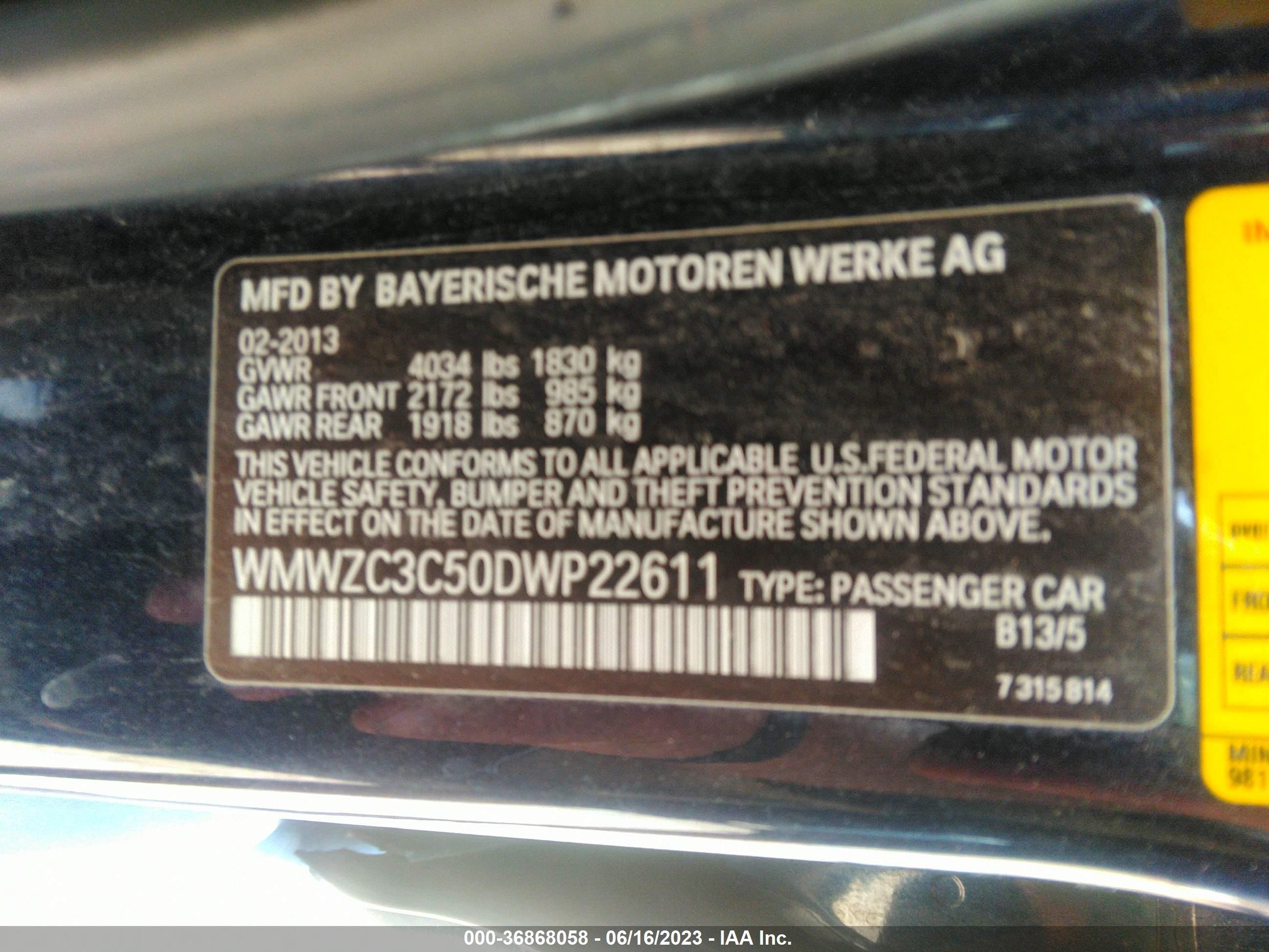 Photo 8 VIN: WMWZC3C50DWP22611 - MINI COUNTRYMAN 