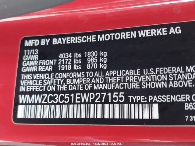 Photo 8 VIN: WMWZC3C51EWP27155 - MINI COUNTRYMAN 