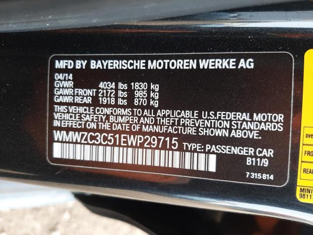 Photo 11 VIN: WMWZC3C51EWP29715 - MINI COOPER S C 