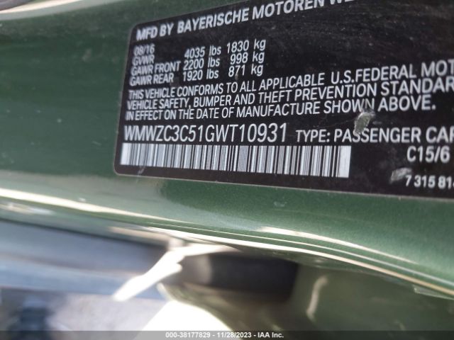 Photo 8 VIN: WMWZC3C51GWT10931 - MINI COOPER S COUNTRYMAN 