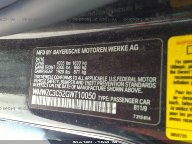 Photo 8 VIN: WMWZC3C52GWT10050 - MINI COUNTRYMAN 