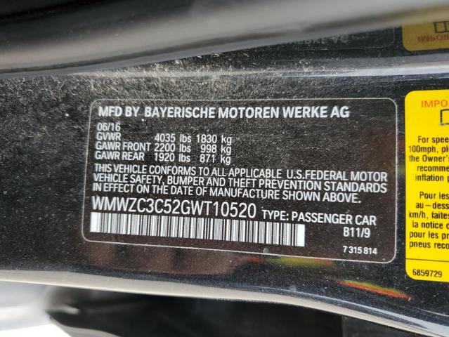 Photo 11 VIN: WMWZC3C52GWT10520 - MINI COOPER S C 