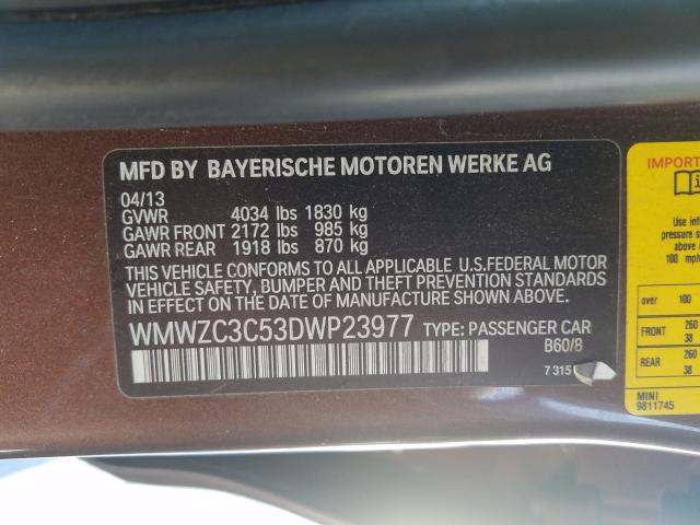 Photo 9 VIN: WMWZC3C53DWP23977 - MINI COOPER S C 