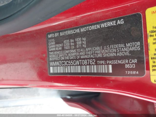 Photo 8 VIN: WMWZC3C55GWT08762 - MINI COUNTRYMAN 