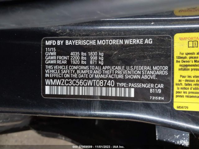 Photo 8 VIN: WMWZC3C56GWT08740 - MINI COOPER COUNTRYMAN 