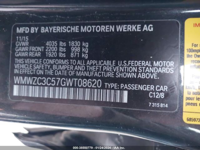 Photo 8 VIN: WMWZC3C57GWT08620 - MINI COUNTRYMAN 