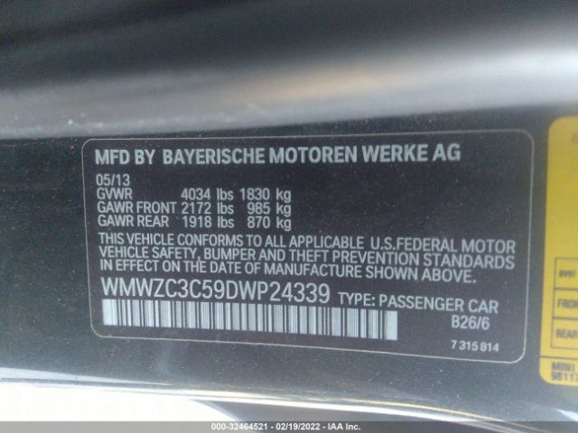 Photo 8 VIN: WMWZC3C59DWP24339 - MINI COOPER COUNTRYMAN 